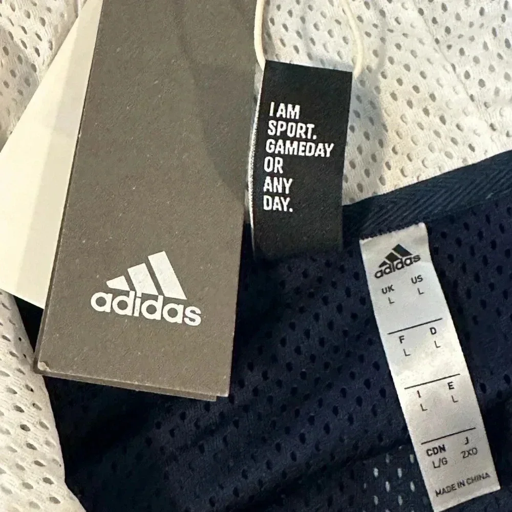 Adidas Men's ID Athletics Woven Shell Jacket, Blue.‎ Green. Size Large. NWT’s